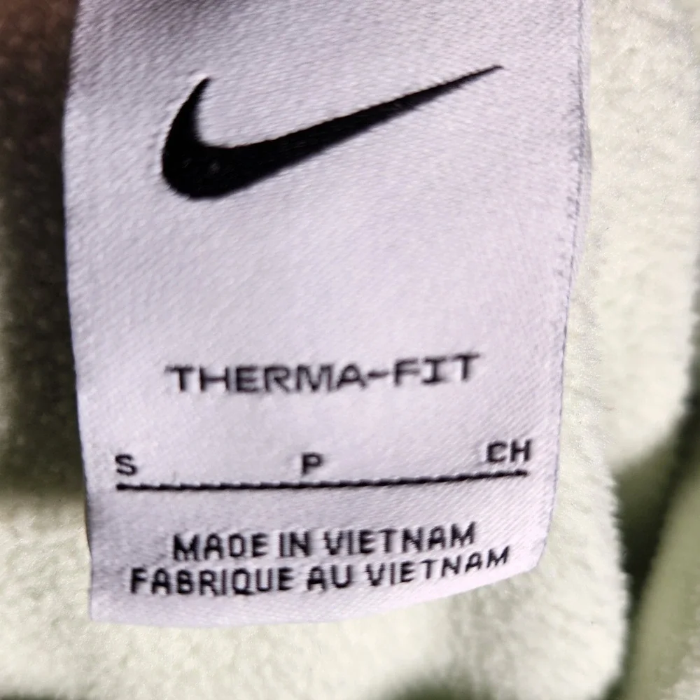 Nike Therma-FIT Hoodie Womens Small Lime Green Excellent CU6214-303 Pullover